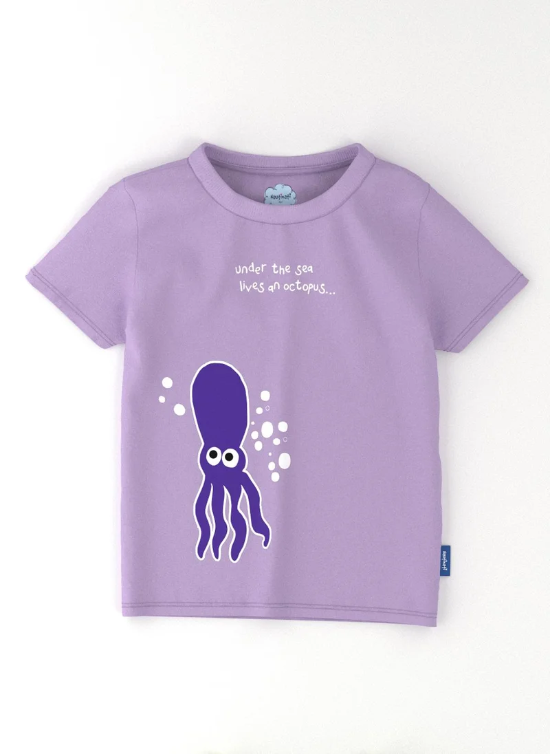 نوتيناتي Nautinati Boys' Pack of 2 Cotton Beach Graphic Printed T-shirts