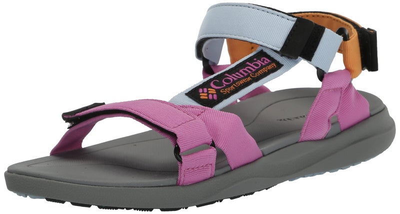 Columbia Women's Globetrot Sandal, Whisper/Berry Patch, 11 - Image 4