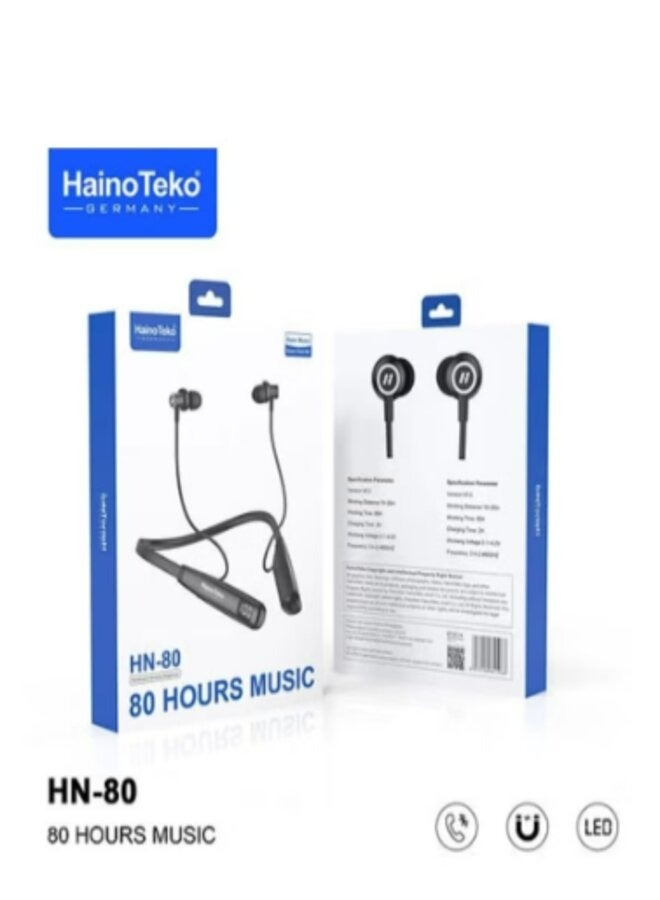 Haino Teko HN 80 Wireless Bluetooth Neckband Earphone - Image 2