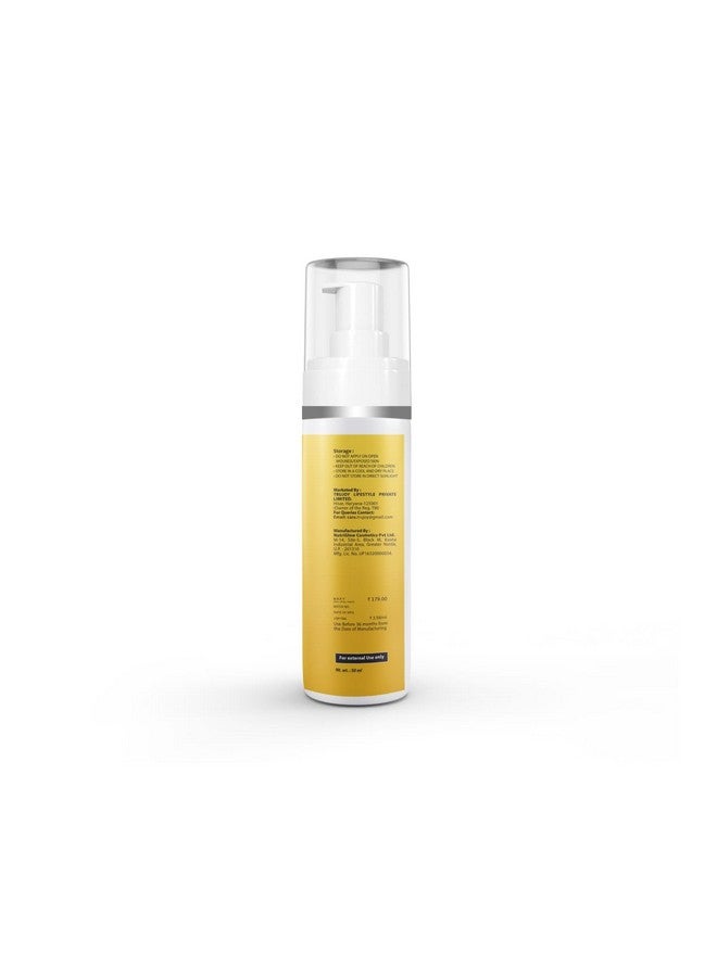TRUJOY Vitamin C Face Wash, Toxin-Free, Oil-Free, 50ml, For Acne, Dry & Oily Skin - Image 3