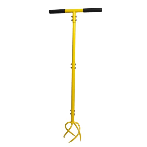 BARAYSTUS Garden Hand Tiller Garden Claw Twist Tiller Cultivator Tiller Soil Loosener Lawn Aerator Areator Loosen Rototiller Garden Bed and Plant Box Cultivator Garden Tools - Image 1