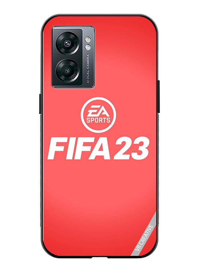 VR CREATIVE Protective Case Cover For OnePlus Nord N300 Fifa 23 Red Ea Design Multicolour - Image 1