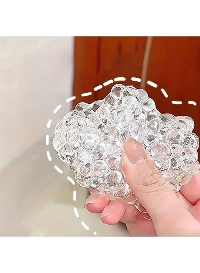 Handcrafted White Moonlight Transparent Balls Pearl Style Lumpy Balls For Office Classroom Party Gifts - Image 4