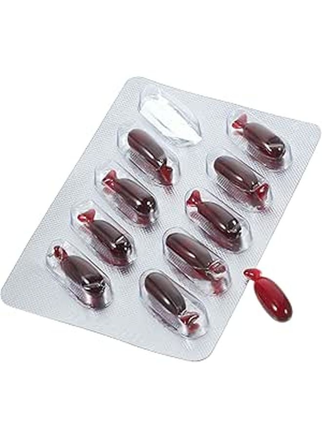 Halloween Fake Blood Capsules Edible Gelatin Pills Prank Toy Red - Image 1