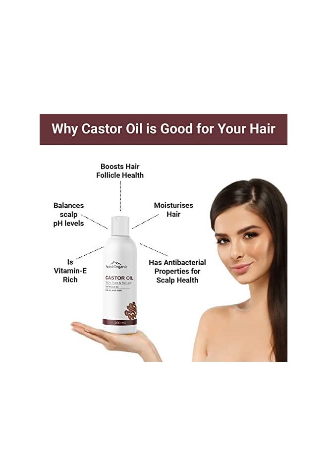 Aravi Organic Aravi Organic Cold Pressed Castor Carrier Oil 200ml Onion Hair Shampoo 200ml Rosemary Essential Oil 15ml Pack of 3  - Image 4
