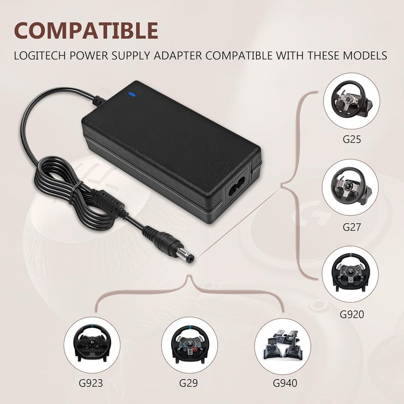 GnoTis Replacement for Logitech G920 G29 Power Supply - Image 2