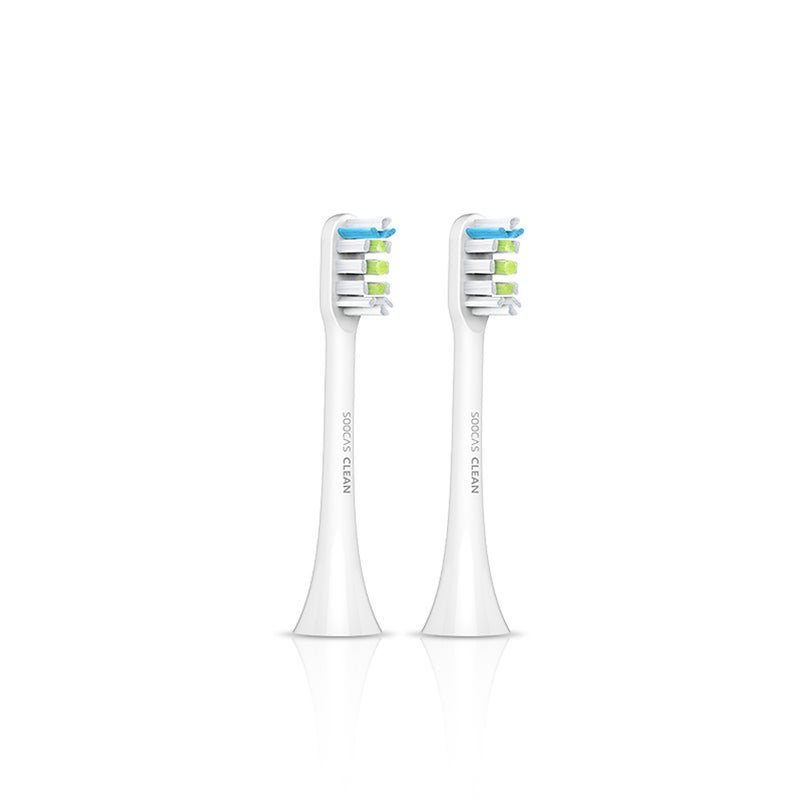 SOOCAS Universal Oral Cleaning Electric Toothbrush Head 3D Replaceable Brush Heads for Soocas X1 X3 X5 Electric Toothbrush 2pcs - Image 1