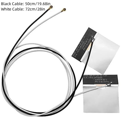 TREADALT-TEC 1Pair IPEX 4 MHF4 Antenna 2.4GHz 5GHz 3dBi Internal Laptop WiFi Antenna for M.2 NGFF Module 7265 8265 9260 9560 AX200 AX201 WiFi 6 Antenna Cable 50/72cm - Image 5
