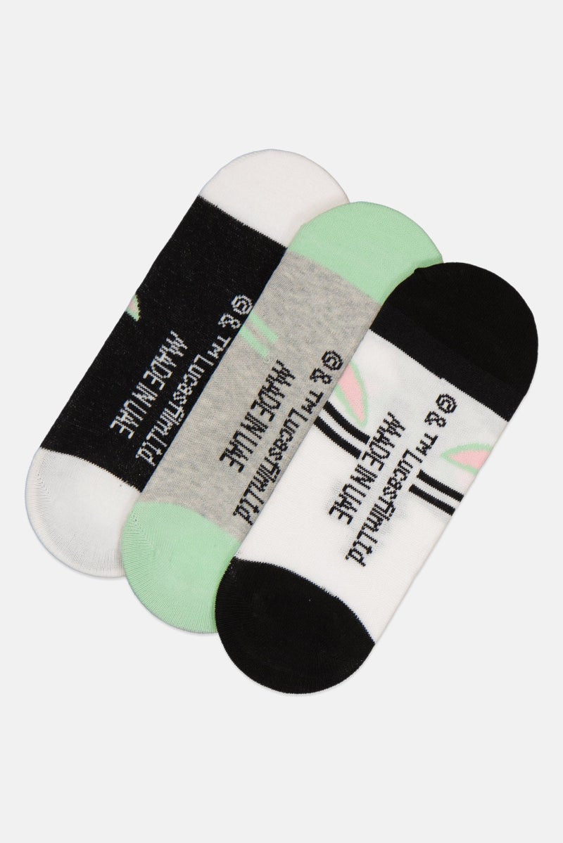 STAR WARS Kids Boy 3 Pairs No Show Socks, Multicolor  - Image 4