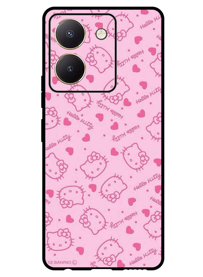 Theodor Protective Case Anti Scratch Shock Proof Bumper Cover For Vivo Y27s Hello Kitty Tags - Image 1