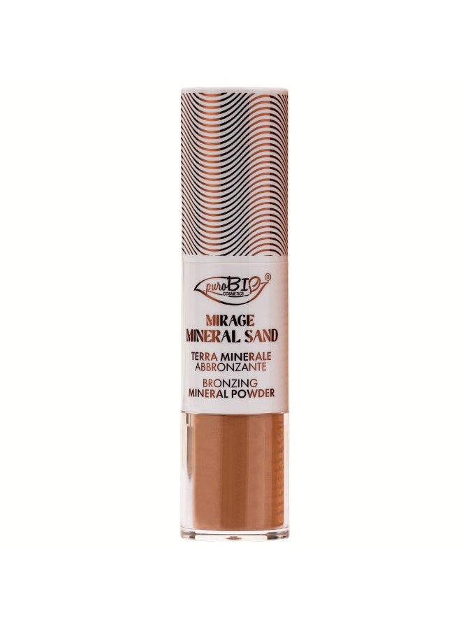 puroBio Mirage Mineral Sand Bronzing Mineral Powder for Face and Body 02 2.7g - Image 1