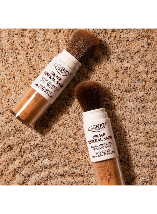 puroBio Mirage Mineral Sand Bronzing Mineral Powder for Face and Body 02 2.7g - Image 4