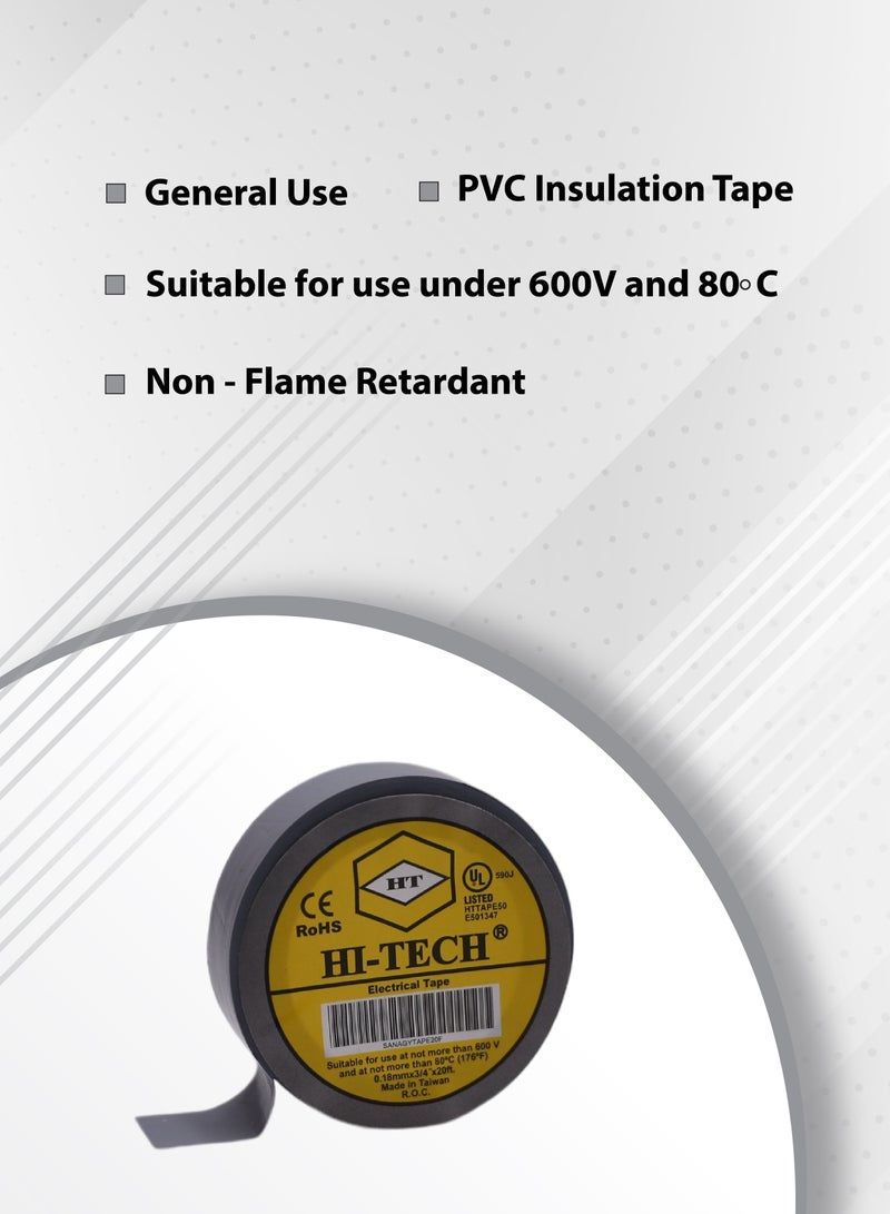 هاي-تيك شريط كهربائي - 20 قدم - Image 2