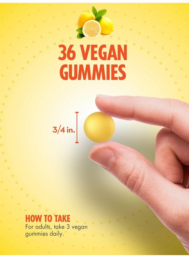 Sundance Vitamin C and Zinc Gummies | 36 Count | Lemon Flavor | Vegan, Non-GMO, and Gluten Free Supplement - Image 4