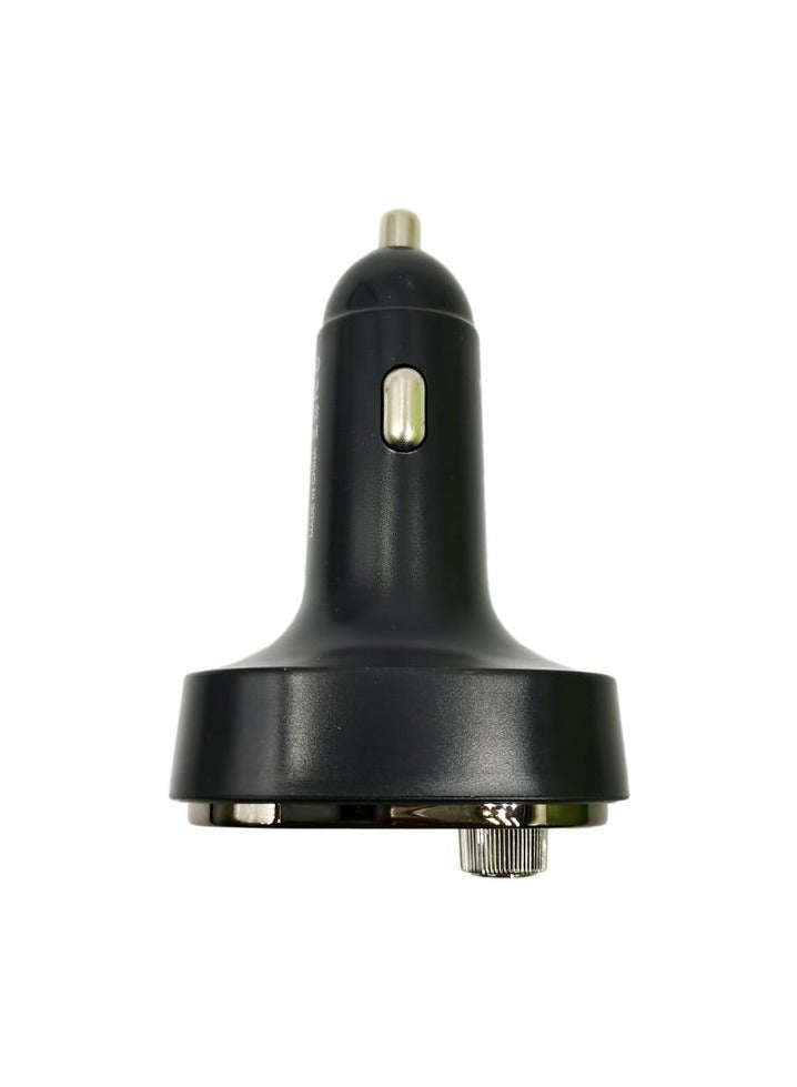 تي اي تي شاحن سيارة USB مزدوج مع شحن سريع 3.1 أمبير وجهاز إرسال FM - Image 2