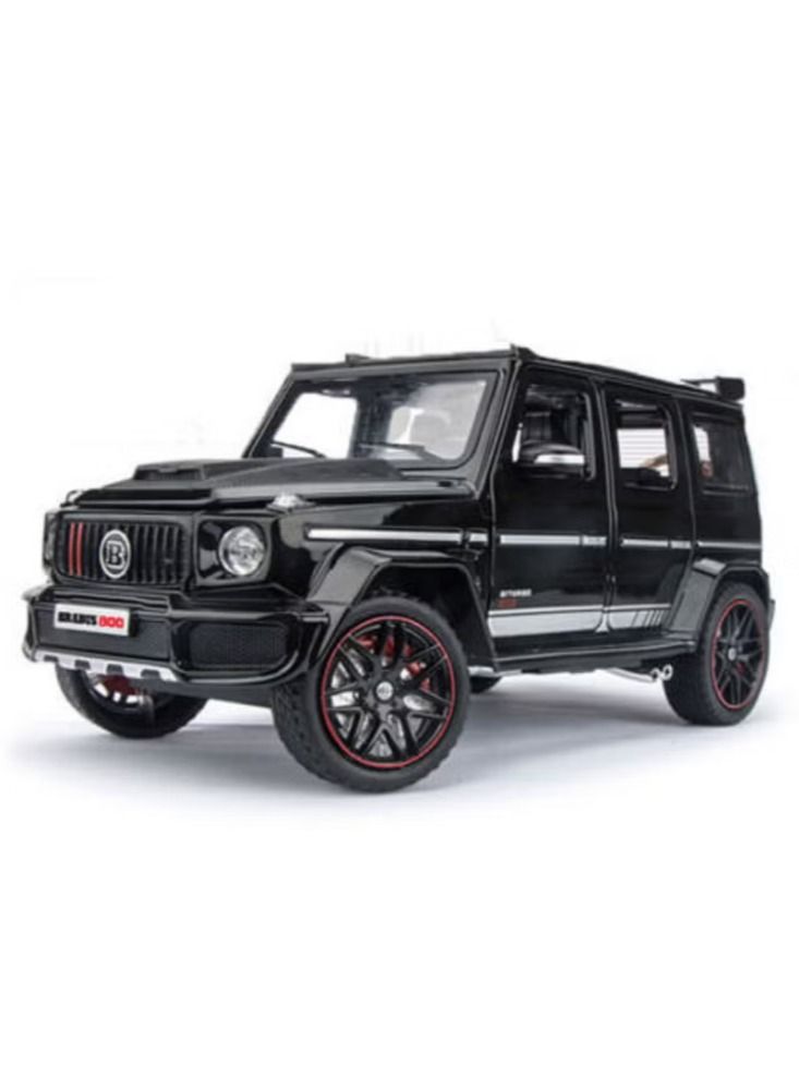 Dream Zone نموذج سيارة مرسيدس بنز برابوس G800 المصنوعة من سبائك معدنية بمقياس 1:24 (أسود) - Image 1