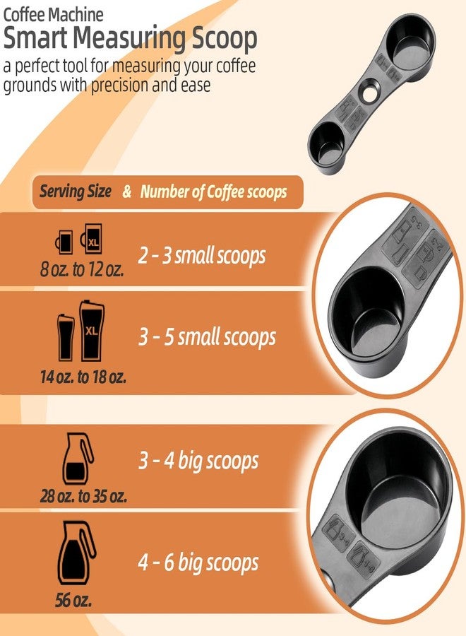 XCWT Smart Coffee Scoop Spoon for Ninja - CF090 CF091 CF092 CF097 Cuisinart Mr. Coffee Keurig K-Cup Coffee Bar Maker - Double Sided Measuring Scoop Spoon - Perfectly Measured Coffee Every Time - Image 2