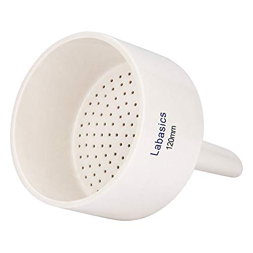 Labasics Porcelain Buchner Funnel 120 mm, Porcelain Buchner Filter Funnel OD 12 cm ID 10.8 cm for Laboratory - Image 2