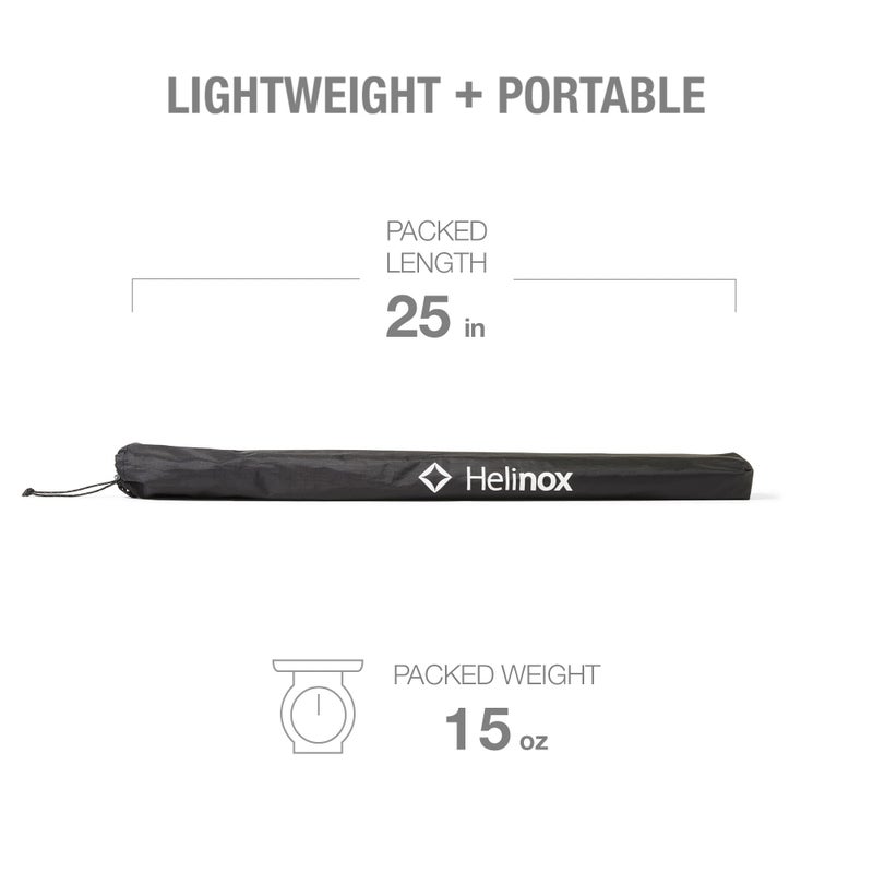 Helinox Personal Shade Attachable Chair Canopy, Black - Image 2