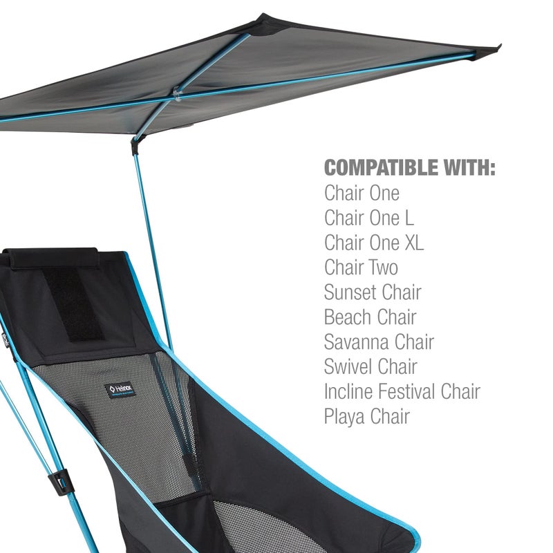 Helinox Personal Shade Attachable Chair Canopy, Black - Image 3