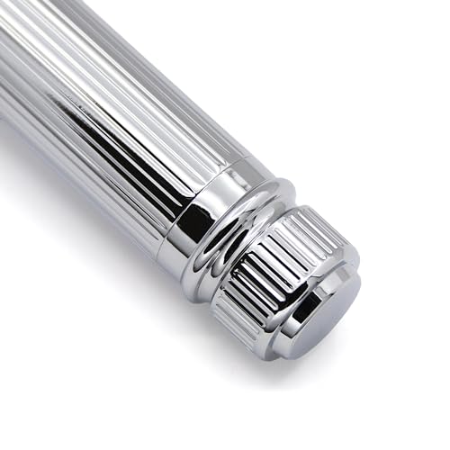 Edwin Jagger إدوين جاجر DES89LBLAMZ ماكينة حلاقة يدوية كلاسيكية ذات مقبض طويل مزدوج الحافة صديقة للبيئة وقابلة لإعادة الاستخدام للرجال والنساء لكريم الحلاقة أو الصابون تناسب جميع شفرات ماكينة الحلاقة DE (مخططة) - Image 4