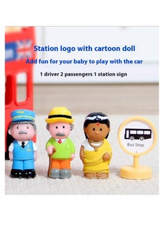 Y&D Double Decker Tour Bus Toy Classic Toys City Tour London Bus With 3 Play Figure  - Image 5