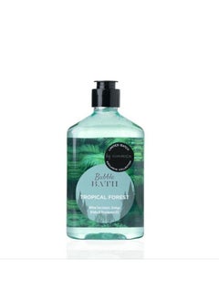Tropical Forest Bubble Bath 100% Vegan And Paraben Free With Goodness Of Ginkgo Biloba & White Tea Extracts Provitamin B5 Aloe Vera & Vitamin E ; 270 Ml