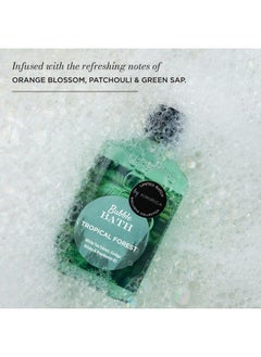 KIMIRICA Tropical Forest Bubble Bath 100% Vegan And Paraben Free With Goodness Of Ginkgo Biloba & White Tea Extracts Provitamin B5 Aloe Vera & Vitamin E ; 270 Ml  - Image 5
