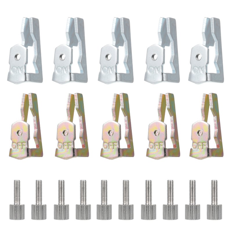 Time Switch Replacement Trippers Kit Compatible with Intermatic 156T1978A for T100 Series Timers Easy to Install Pool Timer On Off Clips Parts (5 ON /5 Off /10 Screws) - Image 1