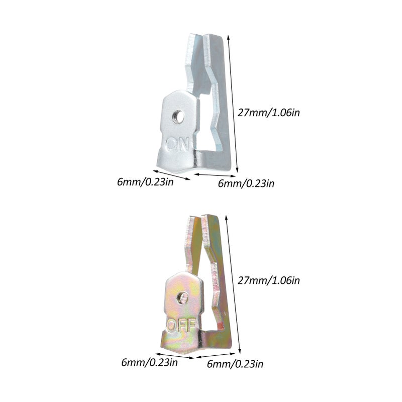 Time Switch Replacement Trippers Kit Compatible with Intermatic 156T1978A for T100 Series Timers Easy to Install Pool Timer On Off Clips Parts (5 ON /5 Off /10 Screws) - Image 5
