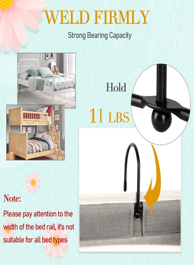 Ozzptuu Bedside Storage Caddy/Bedside Hanging Storage Bag for Headboards Bunk Beds Dorm Rooms Book Phone Magazine Holder (Grey) - Image 2