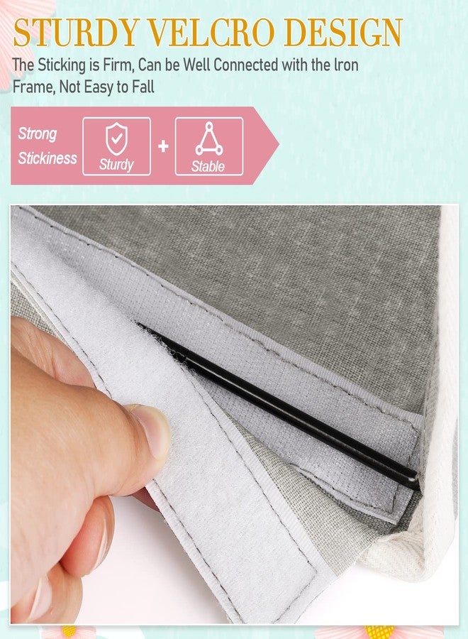 Ozzptuu Bedside Storage Caddy/Bedside Hanging Storage Bag for Headboards Bunk Beds Dorm Rooms Book Phone Magazine Holder (Grey) - Image 5