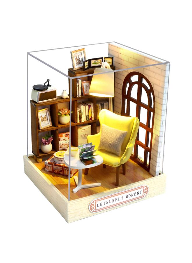 Bluejw Zhiqu House Happy One Pavilion Diy Handmade Assembled 3D Assembled Model Toy Cabin Toy Gift - Image 1