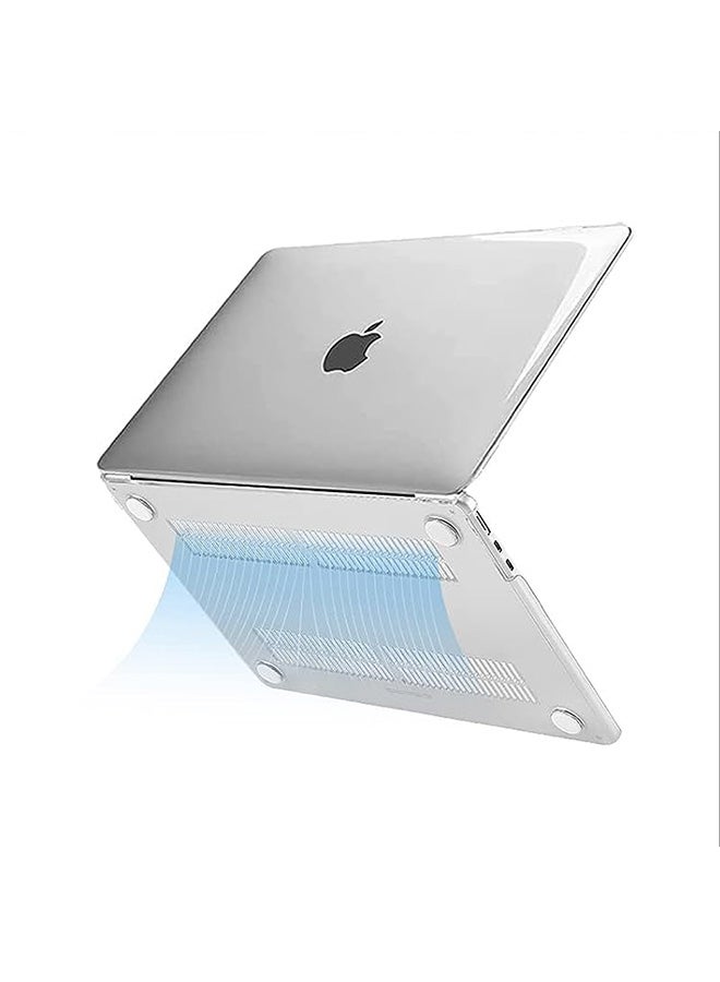 CATANES MacBook Air 13.6 Inch Case (2022-2023 Release) Model A2681 Plastic Hard Shell Case Clear  - Image 3