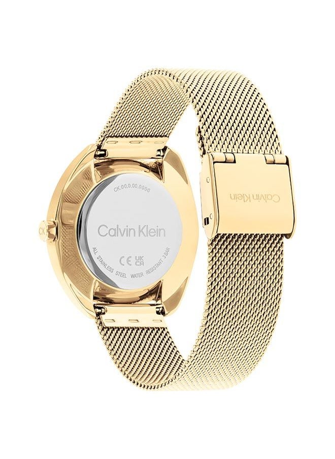 CALVIN KLEIN Women's Analog Round Shape Stainless Steel Wrist Watch 25200271 - 34 Mm  - Image 2