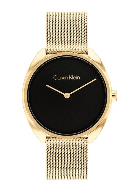 Women's Analog Round Shape Stainless Steel Wrist Watch 25200271 - 34 Mm
