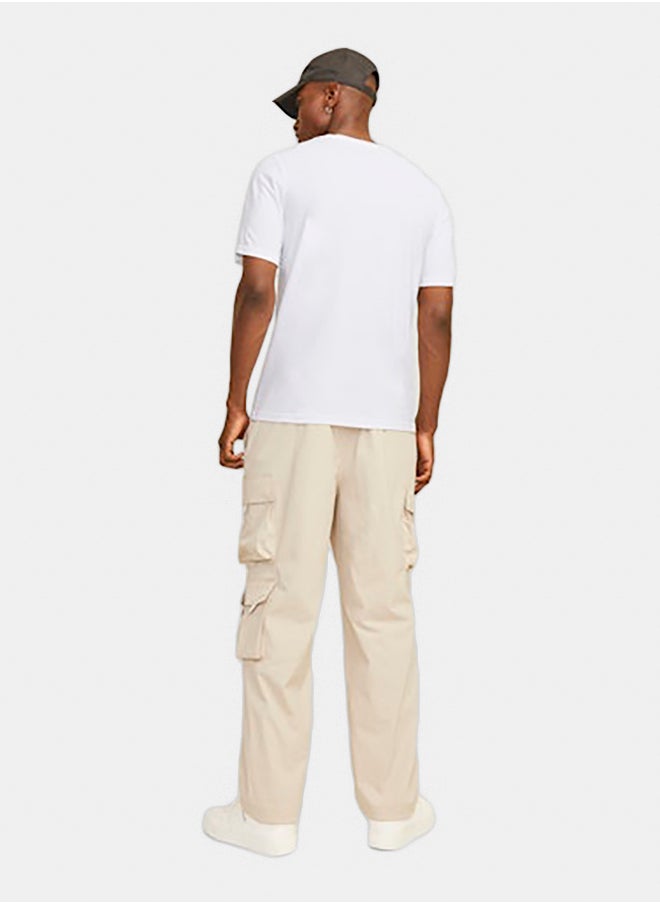 JACK & JONES Jcooutdoor Logo Tee Ss Crew Neck Sn  - Image 2