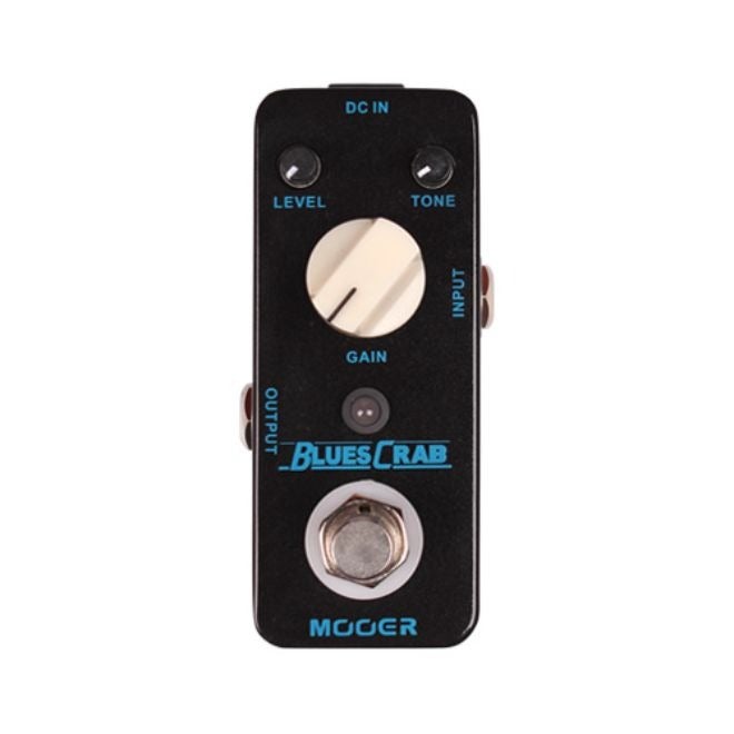 MOOER Blues Crab Micro Overdrive Pedal, Modelled after Marshall Bluesbreaker, Classic Vintage Blues Overdrive, True Bypass Guitar Effects  Stompbox - Image 2