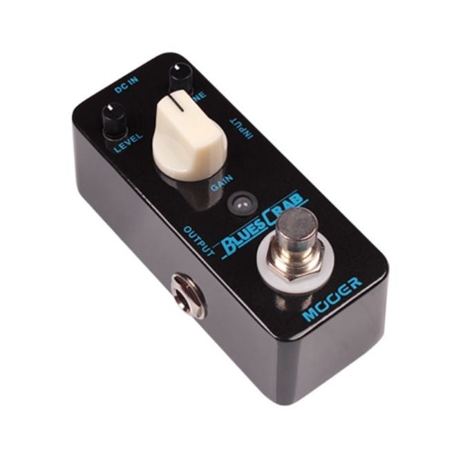 MOOER Blues Crab Micro Overdrive Pedal, Modelled after Marshall Bluesbreaker, Classic Vintage Blues Overdrive, True Bypass Guitar Effects  Stompbox - Image 1