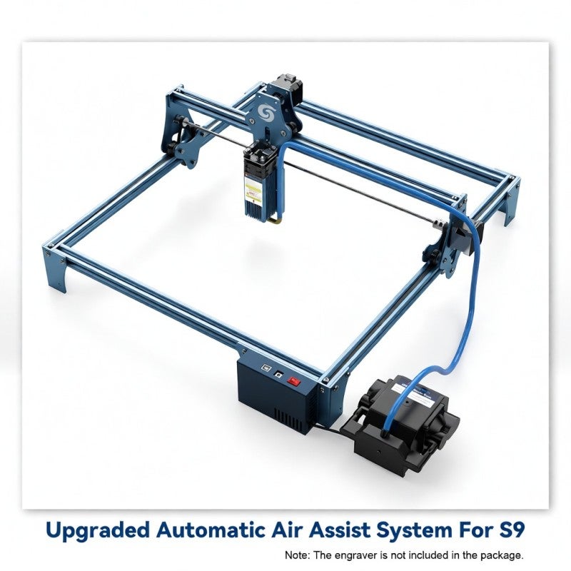 SCULPFUN Engraver Air Pump: 32-Bit Automatic Air Assist Motherboard, 12V/7A Power Adapter - Integrated 30L/Min Stable Air Pressure Air Pump for Laser Engraver Machines
："30min/min"，"30L/Min"（），"30-Mi - Image 5