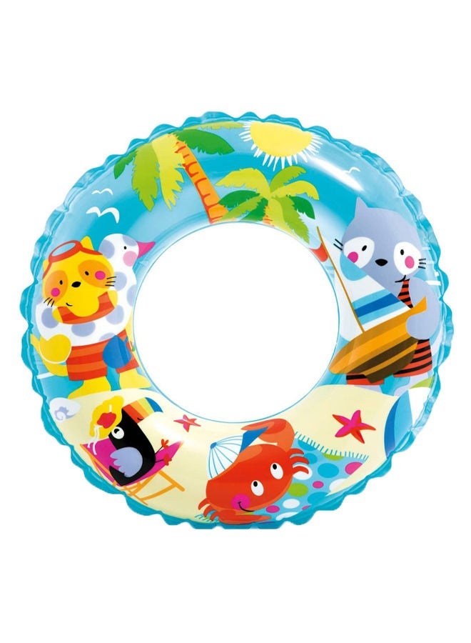 NIBEMINENT 5-Piece Printed Pool Ring Set 24inch - Image 2