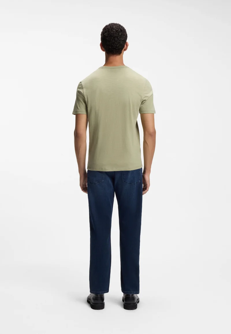 BOSS Cotton-jersey T-shirt with logo detail