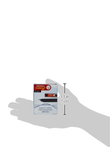 NATARAJ NATARAJ Lead Pointz 05mm 2H Refill for Mechanical Pencils Smooth Dark Lead Break Resistant Comfortable Grip for Writing Everyday Writing Activities Pack of 10 - Image 3