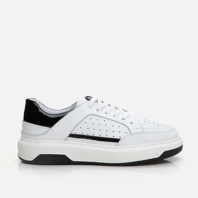 Hotiç 02AYH288650A900 GENUINE Leather White Men's Sports Shoes