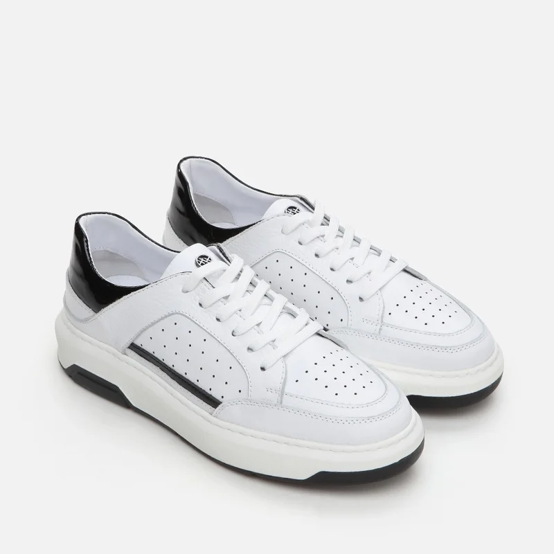 Hotiç 02AYH288650A900 GENUINE Leather White Men's Sports Shoes