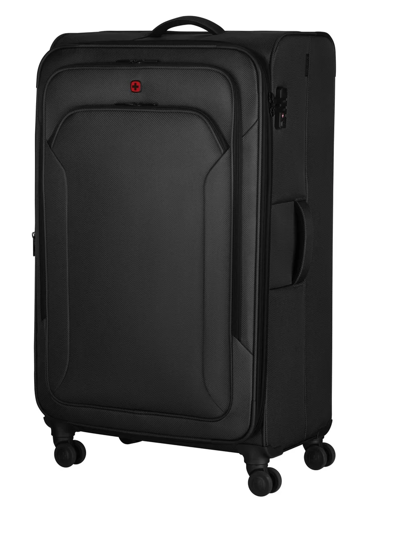 Wenger Vibrave 81cm Large Softcase 4 Double Wheel Expandable Check-In Luggage Trolley Anthra - 612556