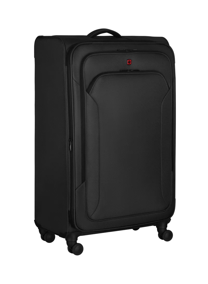 Wenger Vibrave 81cm Large Softcase 4 Double Wheel Expandable Check-In Luggage Trolley Anthra - 612556
