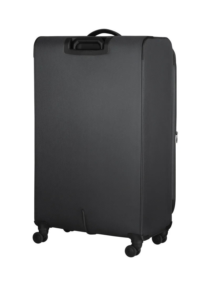 Wenger Vibrave 81cm Large Softcase 4 Double Wheel Expandable Check-In Luggage Trolley Anthra - 612556