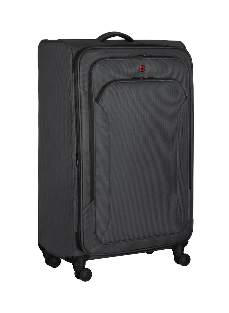 Wenger Vibrave 81cm Large Softcase 4 Double Wheel Expandable Check-In Luggage Trolley Anthra - 612556