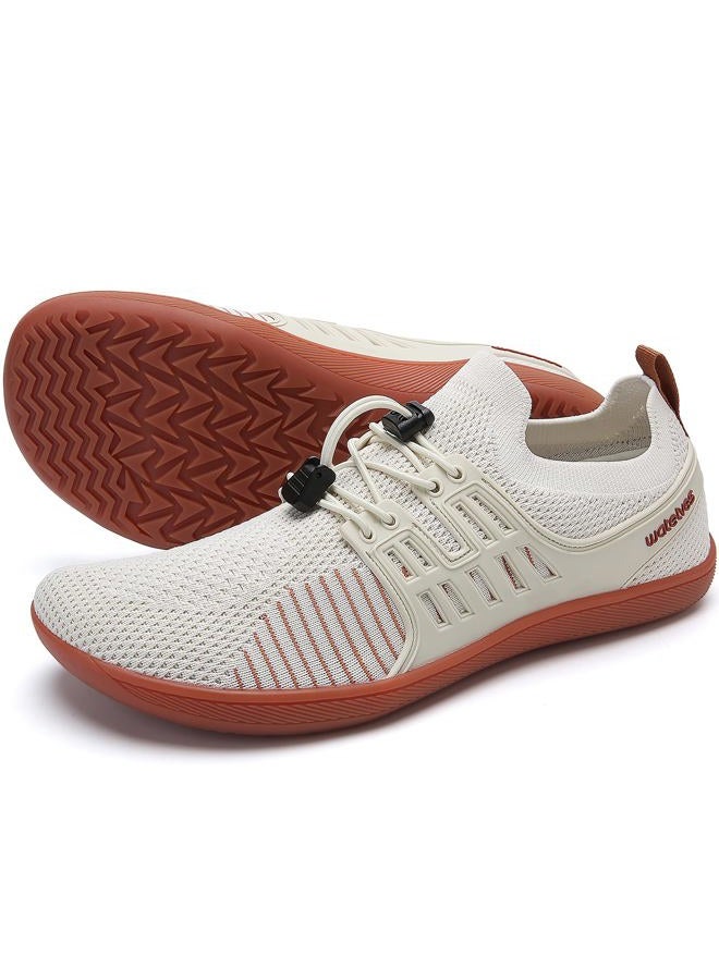 WateLves Wide Water Shoes Womens Mens Barefoot Zero Drop Diabetic Shoes Beach Walking Sneakers, Grey, 12.5 Wide Women/11 Wide Men - Image 3
